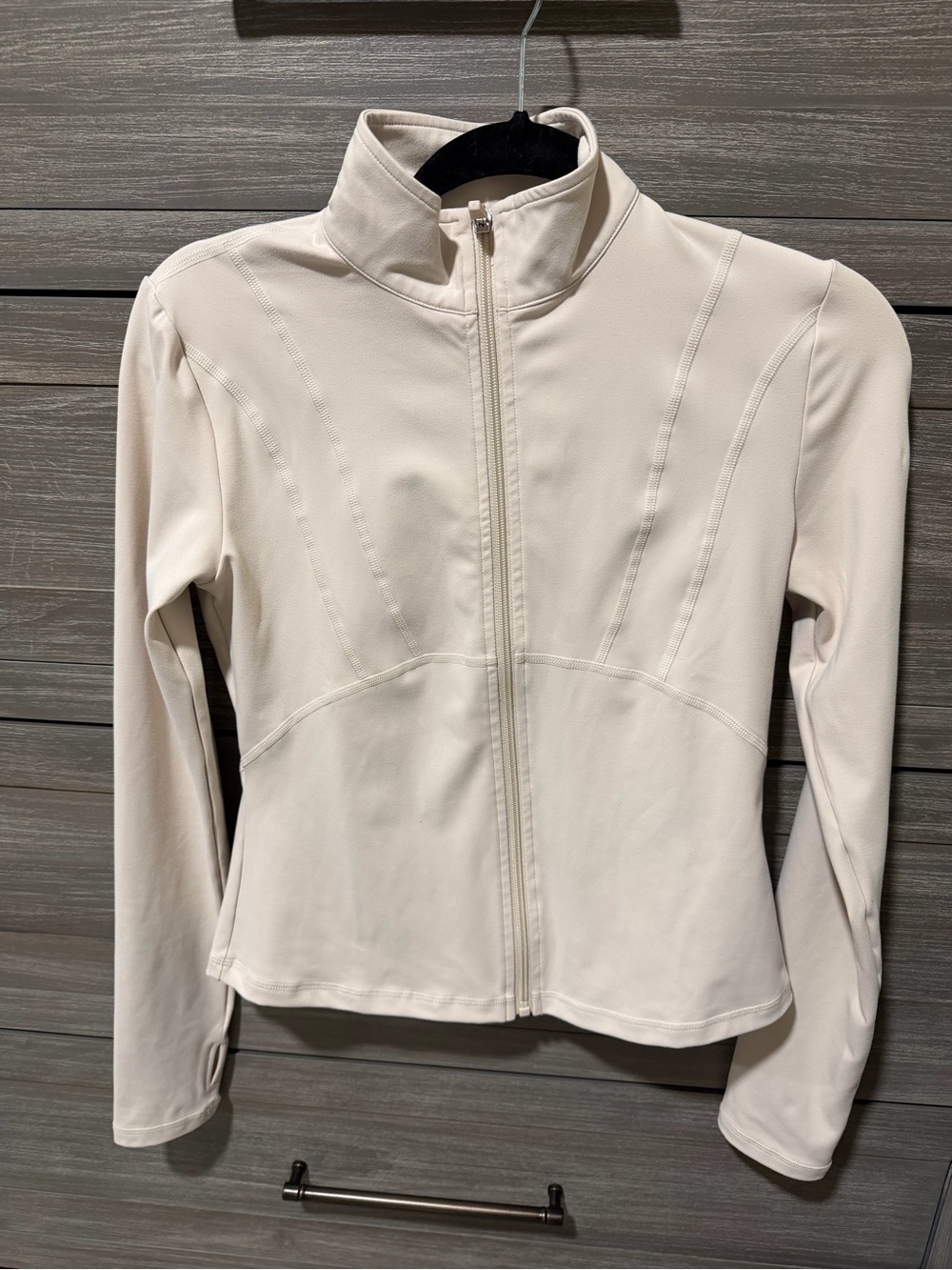 Liaison the label sculpt jacket size large sand color